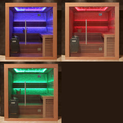 AWT Sauna B1241A red cedar 220x170 9kW EOS BiO-Thermat