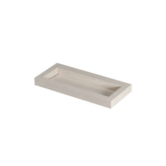 Ink Pitch meubelwastafel 100x45cm keramische slab - centraal - zonder kraangat - travertin mat