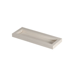 Ink Pitch meubelwastafel 120x45cm keramische slab - centraal - zonder kraangaten - travertin mat