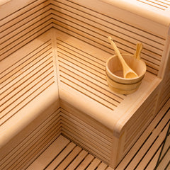 AWT Sauna B1816XL pinie 240x240 9kW Viking Bi-O