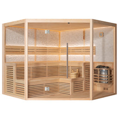 AWT Sauna E1816XL Pinienholz 240x240 9kW Vega
