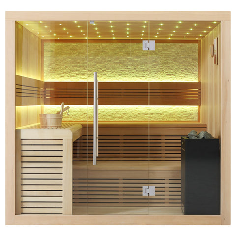 AWT Sauna B1102A Hemlock 220x200 9kW Virta Bi-O