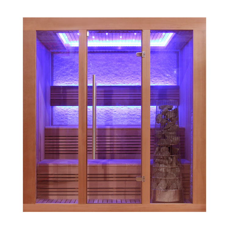 AWT Sauna E1244B  red cedar 180x150 9kW Kivi