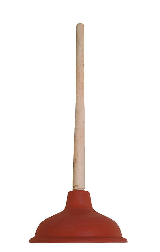 Plopper | Ontstopper met houten steel | Afvoerreiniger