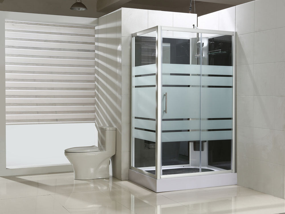 Thermo right complete shower cabin 120x90x218 alu 5mm glass