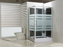 Thermo right complete shower cabin 120x90x218 alu 5mm glass