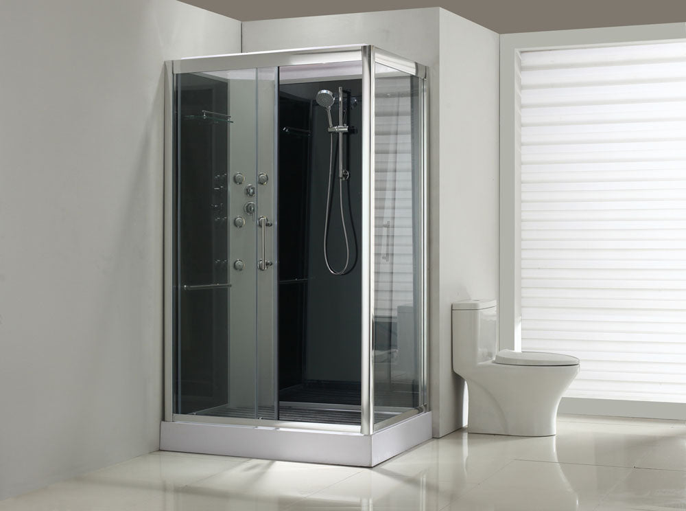 Sunshine complete shower cabin 120x90x218 aluminum 5mm glass