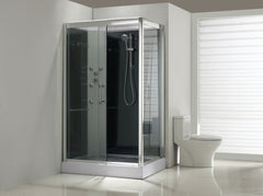 Sunshine links complete douchecabine 120x90x218 alu  5mm glas