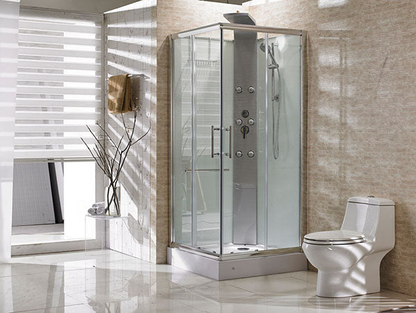 Rainbow shower cabin 90x90x218 aluminum 5mm glass