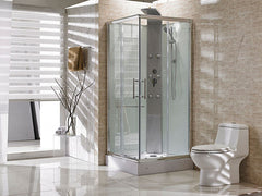 Rainbow shower cabin 90x90x218 aluminum 5mm glass