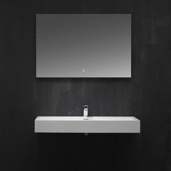 StoneArt Wastafel LP4510 wit 100x48 mat