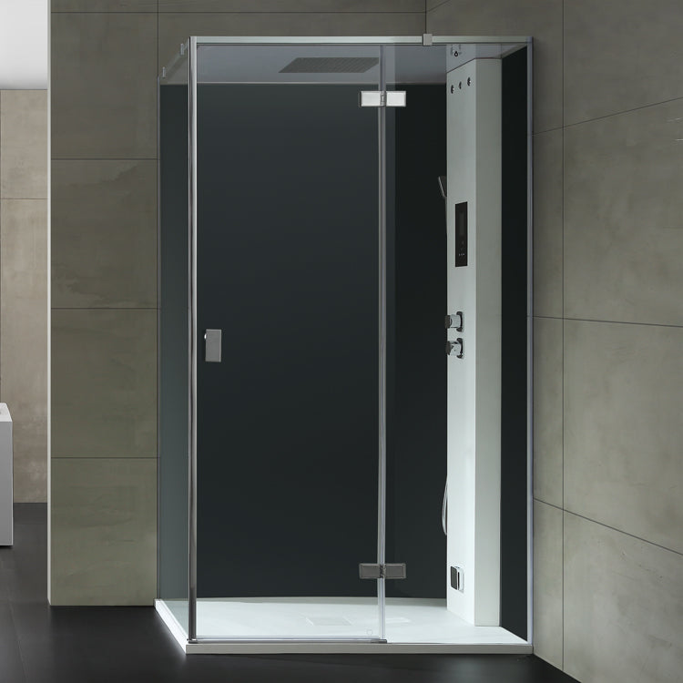 AWT Dampfdusche LD207F15 schwarz 120x90 rechts