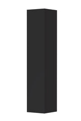 Ink Hoge kast 1 deur greeploos gelakt - Mat Zwart - 36x37x169cm - 1259506