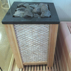 AWT Saunazubehör Ofenschutz für CUBO-Öfen Pappelholz