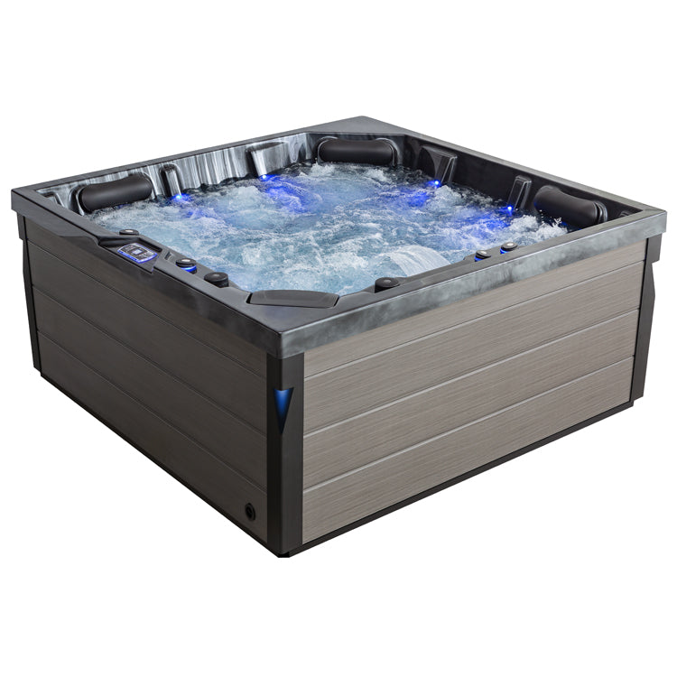 AWT Whirlpool Aussenwhirlpool IN-403 eco extreme CloudyBlack 200x200 grau