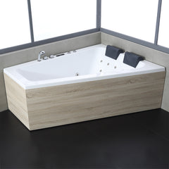 AWT Whirlpool GE104E mit Holz-Schürze 170x130 links