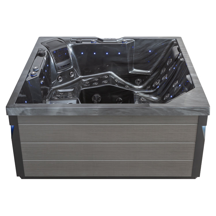 AWT Whirlpool Aussenwhirlpool IN-403 eco extreme CloudyBlack 200x200 grau