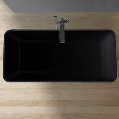 StoneArt Vrijstaand Badkuip BS-551 - zwart - mat - 170x80