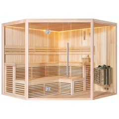 AWT Sauna B1806XL Pinienholz 240x240 9kW Viking Bi-O