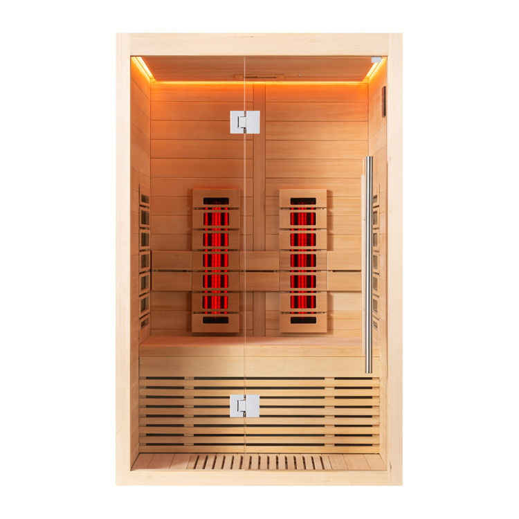 AWT E1250D-IR hemlock - infrarood sauna - 120x100 - zonder oven
