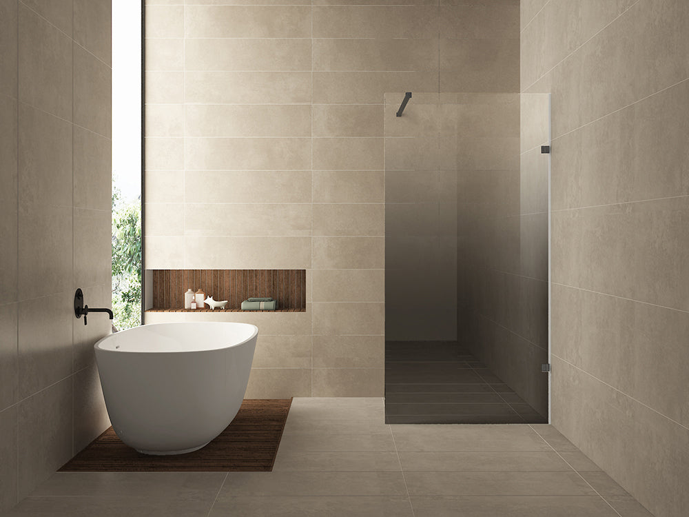 Walk-in shower right 800 x 2000 x 8 mm nano mirror smoke-to-clear glass/gunmetal