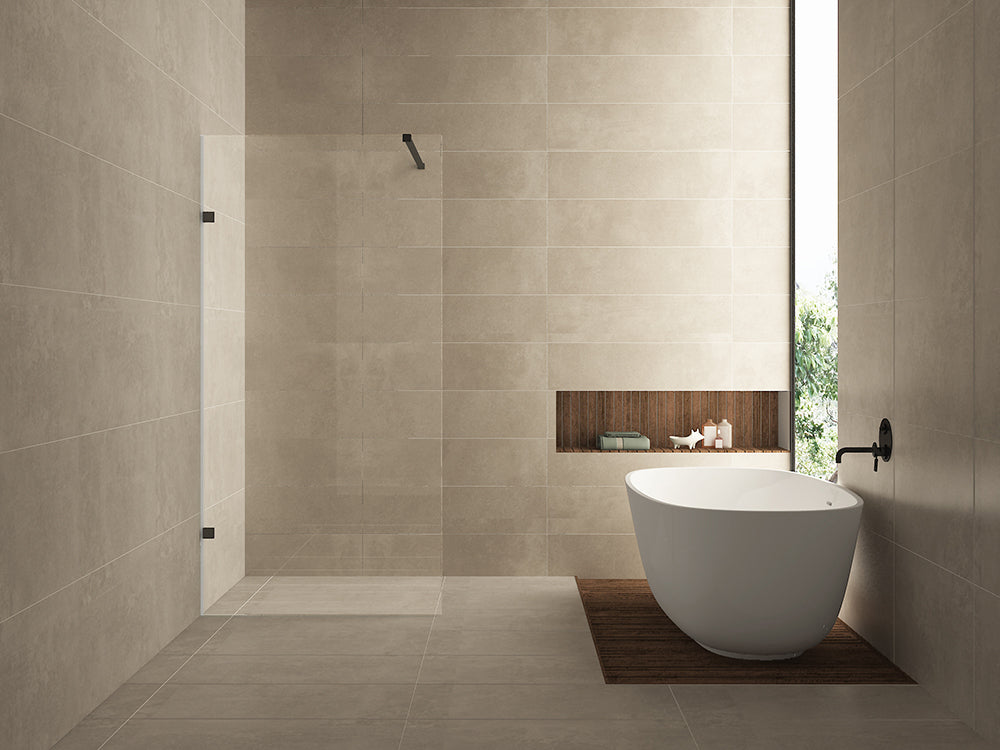 Less walk-in shower 800 x 2000 x 8 mm nano clear glass/matte black