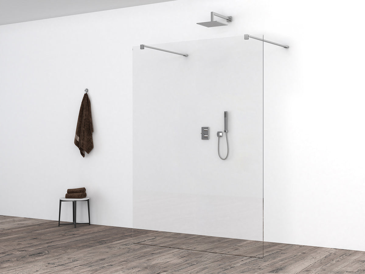 Slim glasplaat 1400 x 2000 x 8 mm nano helder glas