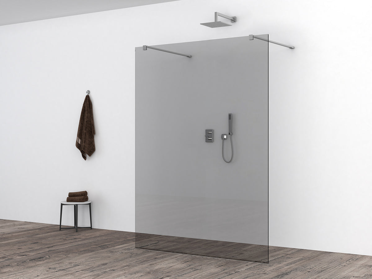Slim glasplaat 1200 x 2000 x 8 mm nano rookglas