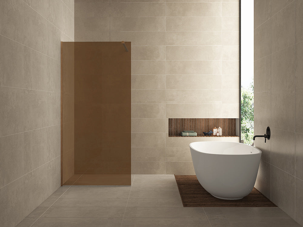 Smart glass panel 1200 x 2000 x 8 mm nano warm copper glass