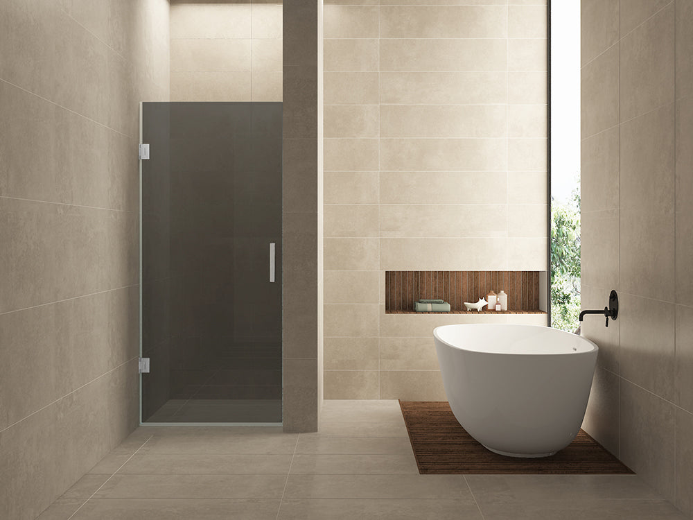 Loose glass for niche door 900 x 2000 x 8 mm nano smoked glass