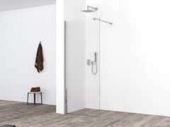Comfort walk-in shower 700 x 2000 x 10 mm nano clear glass/chrome