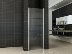 Niche door 700 x 2000 x 8 mm nano clear glass/chrome