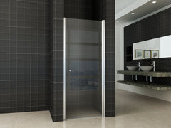 Between niche door 800 x 2000 x 8 mm nano clear glass/chrome