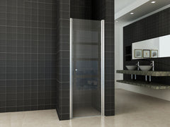 Between niche door 600 x 2000 x 8 mm nano clear glass/chrome