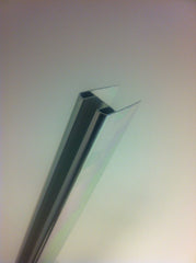 chrome glass profile for wall profile 1cm glass thickness 200 cm length
