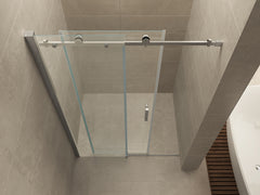 Slide niche sliding door 1100 x 2000 x 8 mm nano clear glass/chrome
