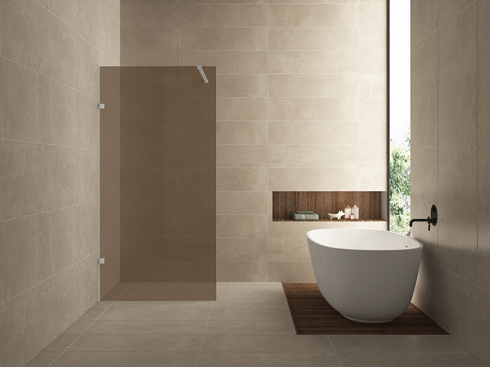 Less glasplaat 1200 x 2000 x 8 mm nano vintage brons glas