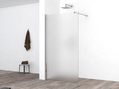 Comfort walk-in shower 1200 x 2000 x 10 mm nano frosted glass/chrome