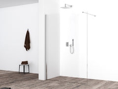 Eco walk-in shower 1100 x 2000 x 8 mm nano clear glass/chrome