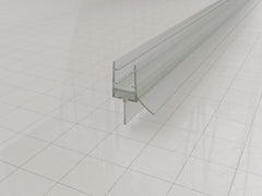 Wiesbaden rubberen waterkering 200 x 0,6 cm transparant
