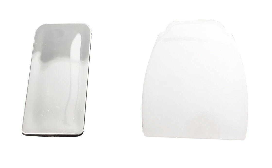 plastic chrome cover cap wall profile