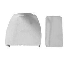 Eco plastic chrome end cap wall profile