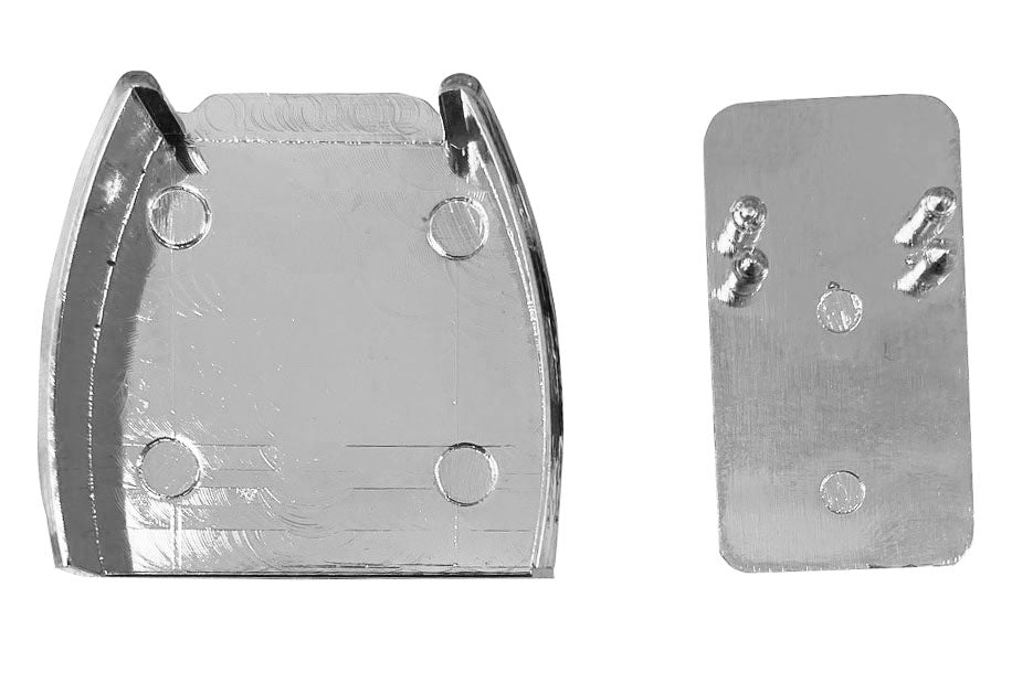 Eco plastic chrome end cap wall profile