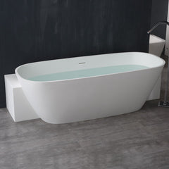 StoneArt Vrijstaand Badkuip BS-529 - wit mat - 185x81