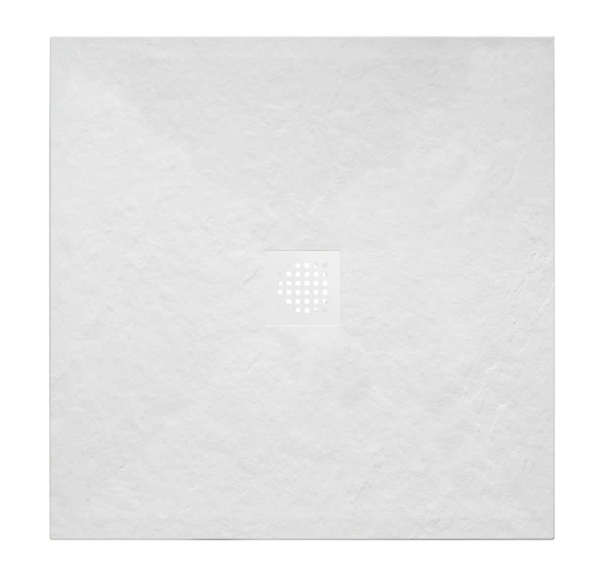 Stonea douchebak antislip composiet 900x900x30 mm inkortbaar mat wit