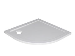 Luxury shower tray SMC quarter-round 900x900x40 built-in white
