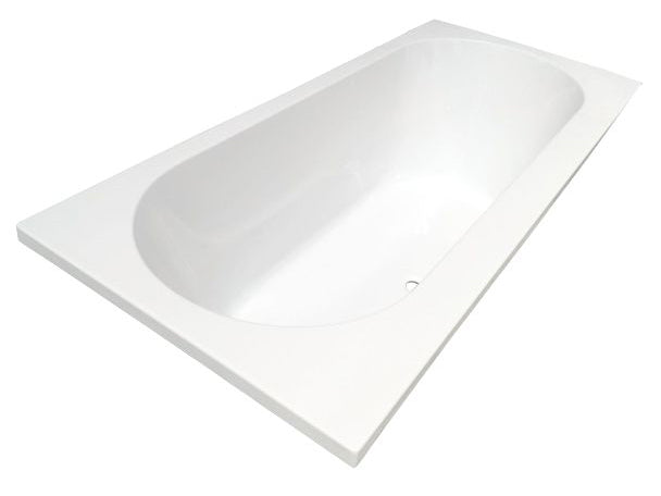 Portus RD Built-in Duo Bathtub 170x70x43 cm Gloss White