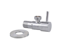 Minimal angle stop valve 1/2"x1/2" chrome