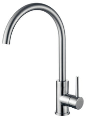 Austin kitchen tap with cold start brushed stainless steel