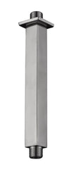 304 douchearm met plafondbevestiging vierkant 20 cm geborsteld RVS